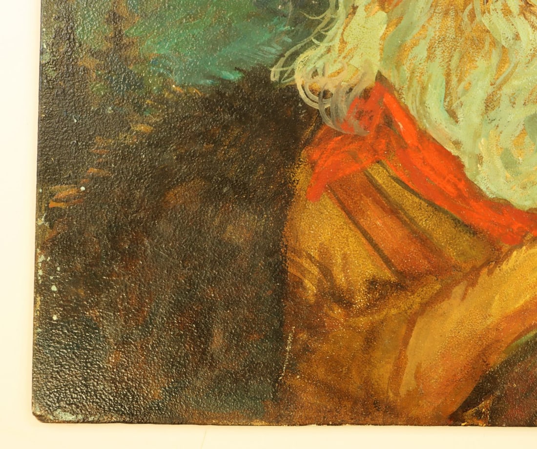 ATTR Alton Tobey (CT,1914-2005) oil painting - 9