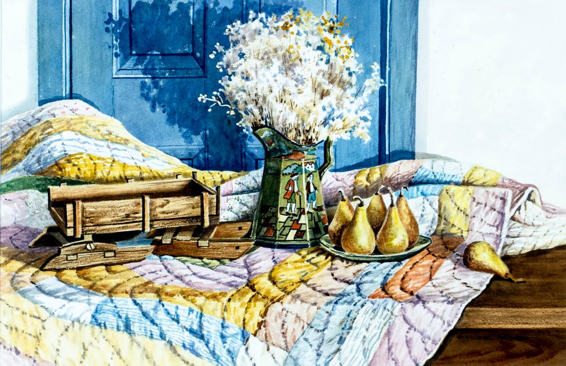 Geraldine McKeown (MD,20C) watercolor painting (1 of 12)