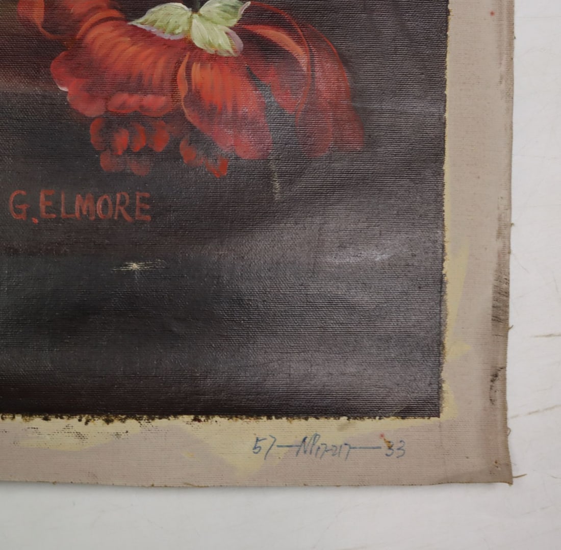Conpemporary decorative oil painting signed G Elmore - 10