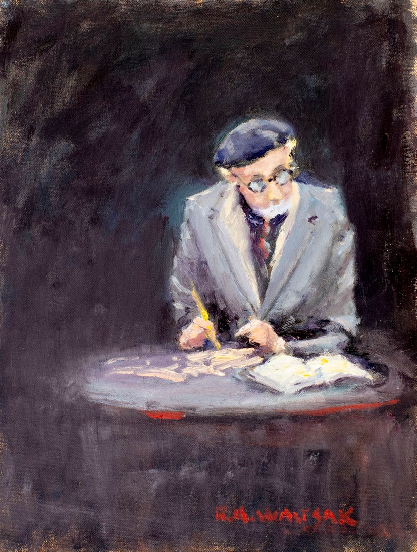 Robert Waltsak (NJ,b 1944) oil painting (1 of 12)