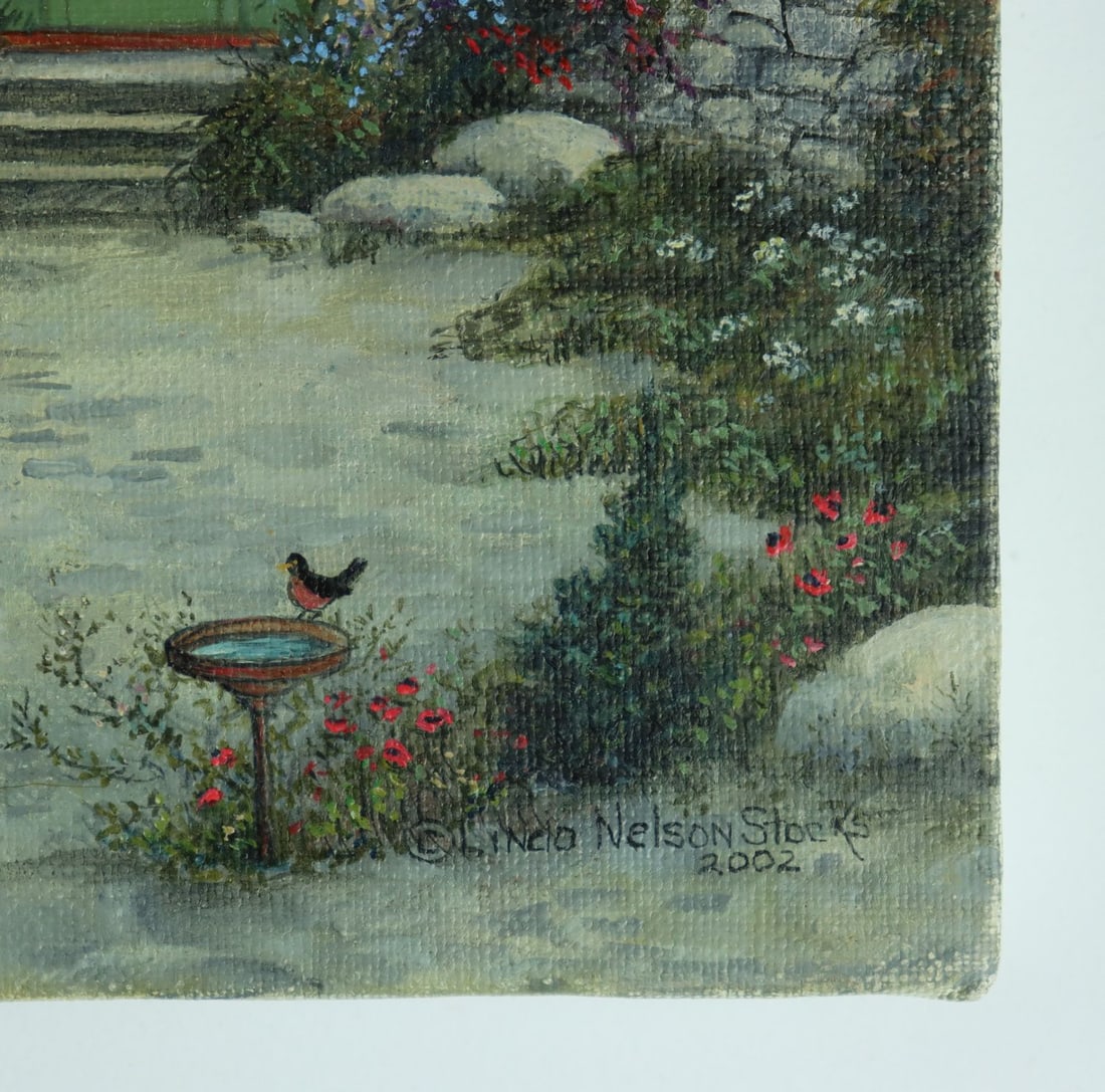 Linda Nelson Stocks (CT,1938-2011) oil painting - 10