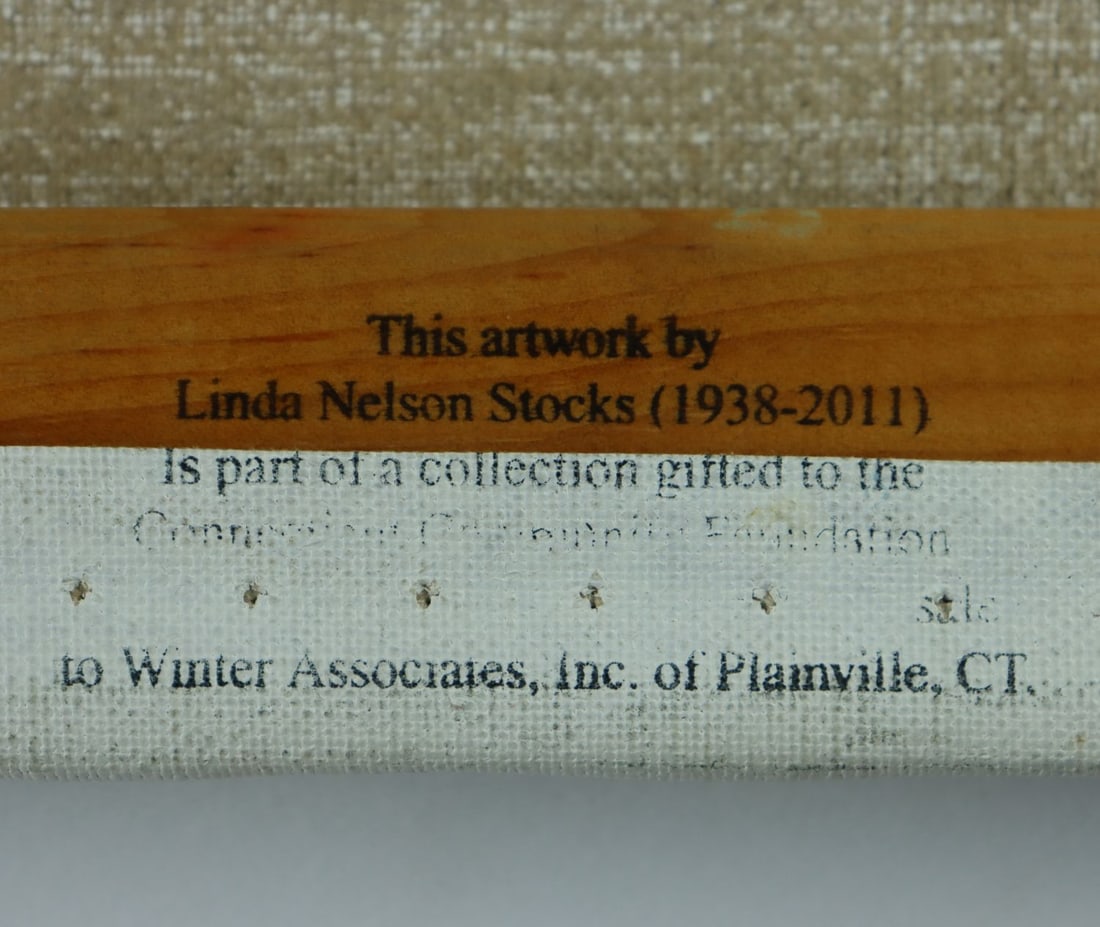 Linda Nelson Stocks (CT,1938-2011) oil painting - 13