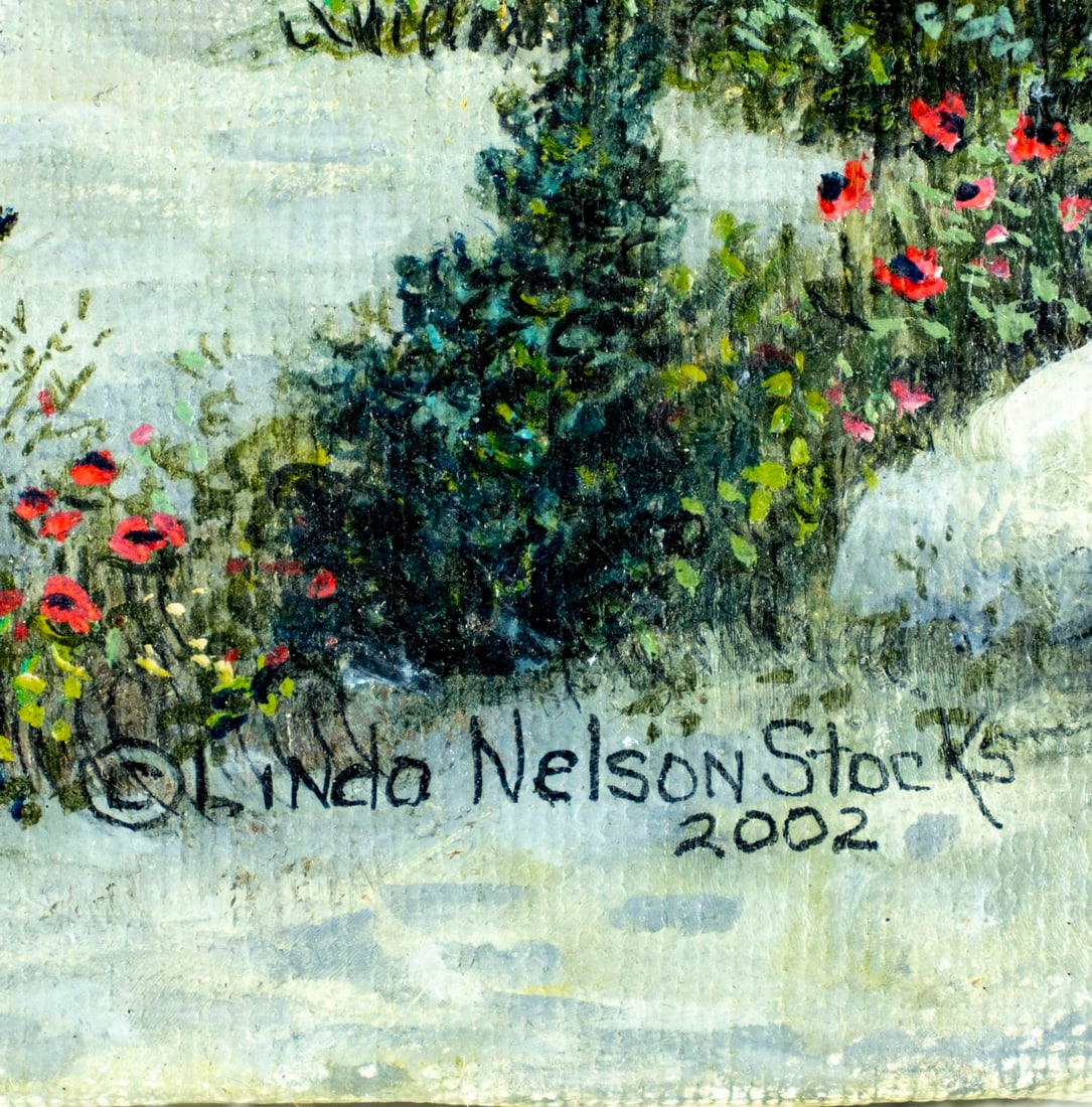 Linda Nelson Stocks (CT,1938-2011) oil painting - 4