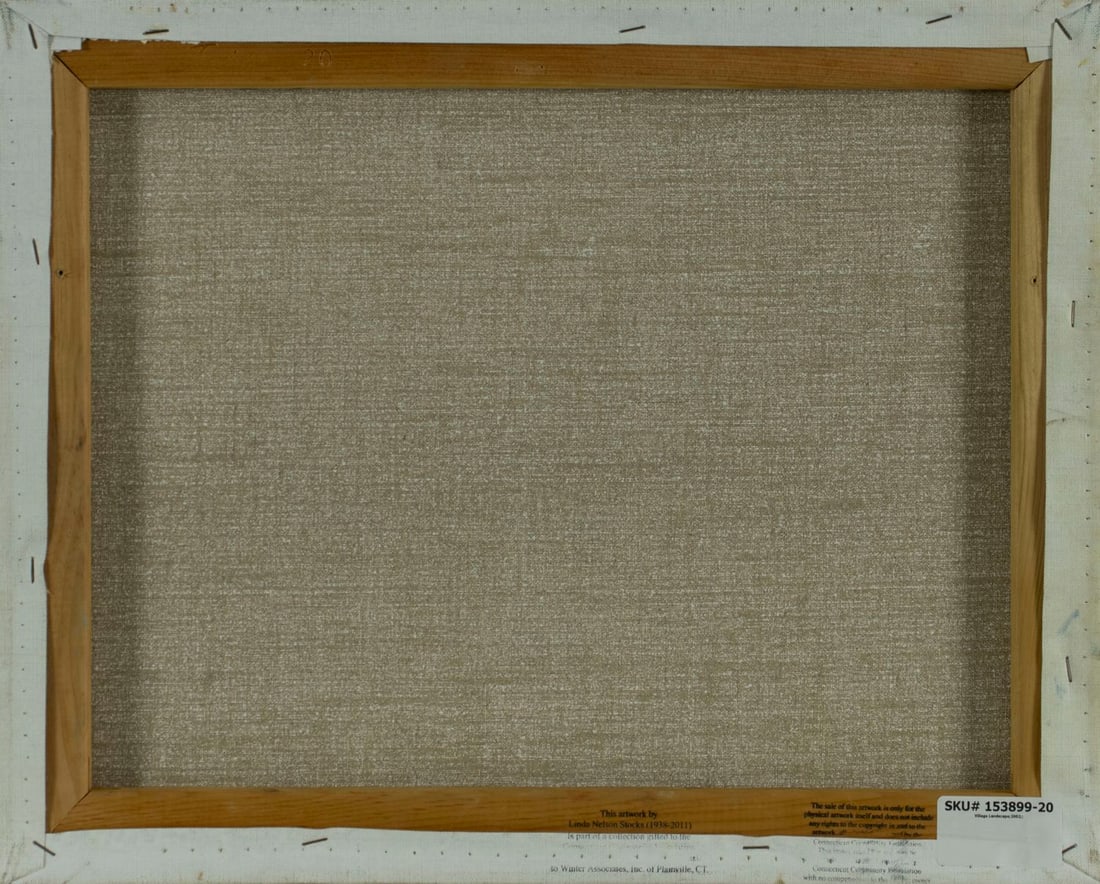 Linda Nelson Stocks (CT,1938-2011) oil painting - 9