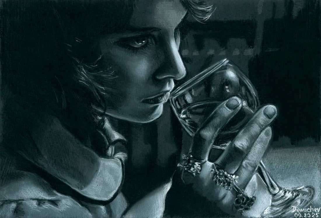 Oleksandr Demichev (Ukraine,20/21C) pastel painting (1 of 12)