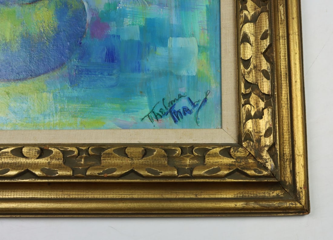 Thelma Thal (NY,1903-2001) oil painting - 12
