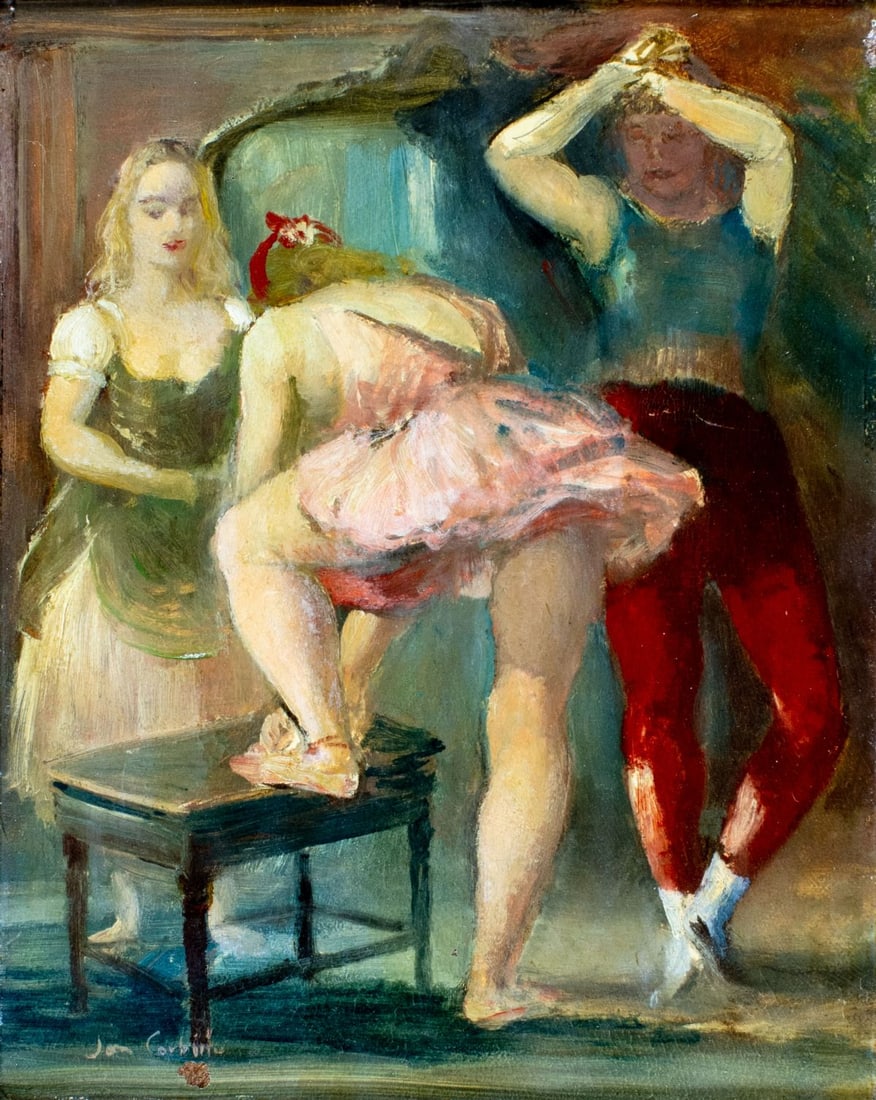 Jon Corbino (NY,MA,1905-1964) oil painting (1 of 16)