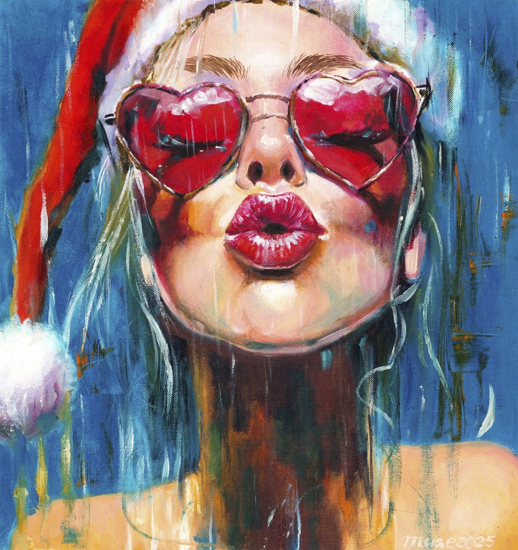 Olga Dolgikova (Ukraine,b 1967) oil painting: ARTIST: Olga Dolgikova (Ukraine, born 1967) TITLE: Portrait of Woman MEDIUM: oil on heavy paper CONDITION: Very good. No visible inpaint under UV light. ART SIZE: