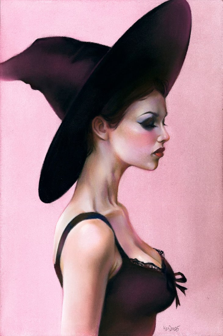 Olga Kuznezova (Ukraine,b 2000) pastel painting (1 of 12)