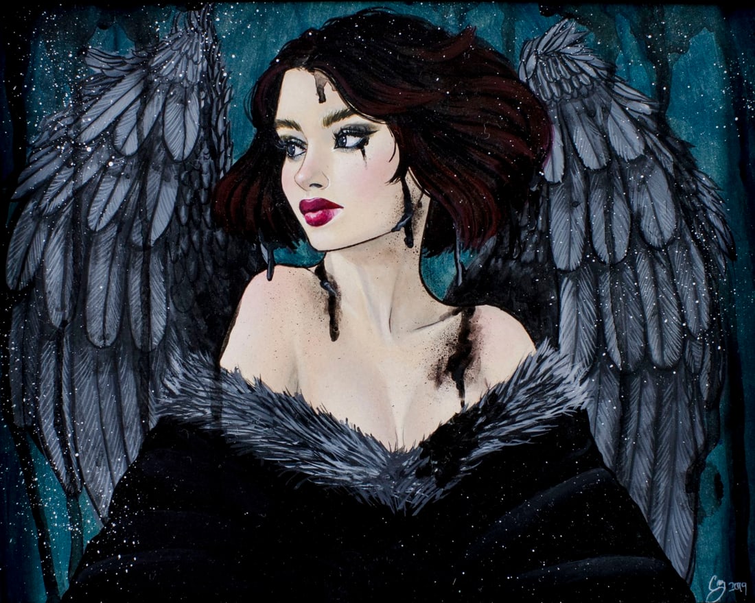 Candace McKay (CA,20/21C) acrylic painting (1 of 13)