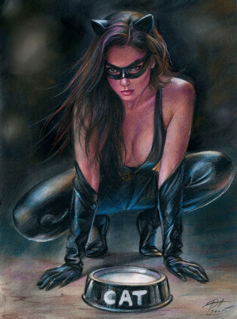 Olena Dmytrazh (Ukraine,b 1989) pastel painting (1 of 13)