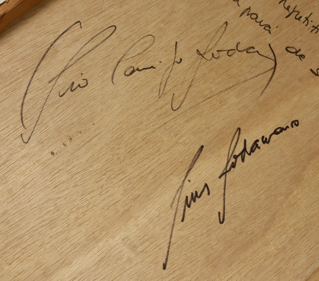 Pios Rodaman (FL,Brazil,b 1953) mixed media painting - 13