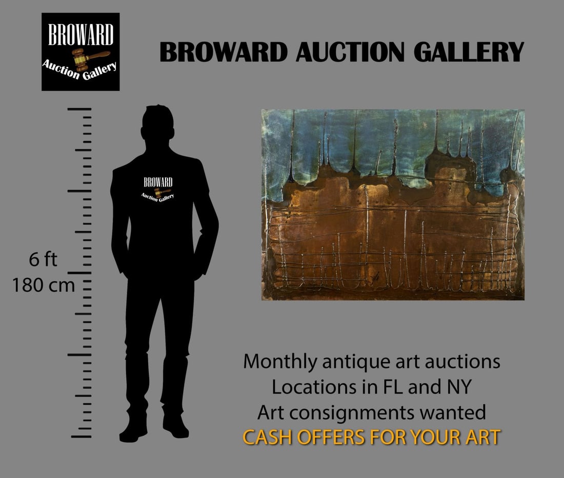 Pios Rodaman (FL,Brazil,b 1953) mixed media painting - 2