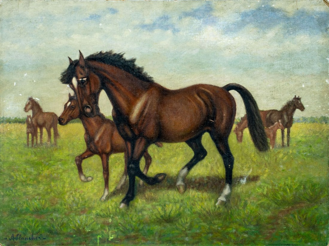 Arnold Plancher (NY,mid 20C) oil painting - 3