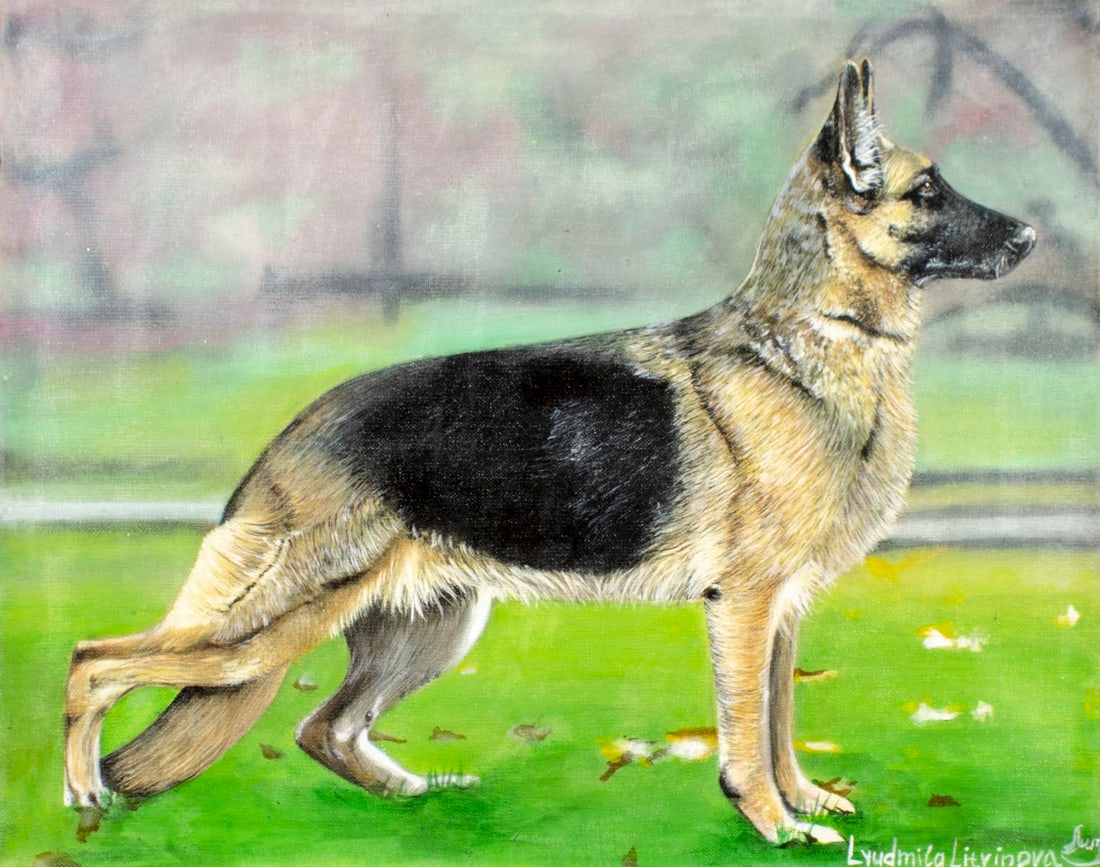 Lyudmila Litvinova (Russia,b 1991) acrylic painting (1 of 13)