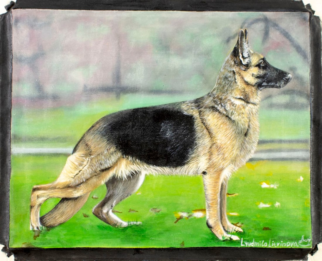 Lyudmila Litvinova (Russia,b 1991) acrylic painting - 3