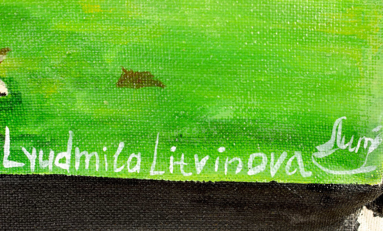 Lyudmila Litvinova (Russia,b 1991) acrylic painting - 4