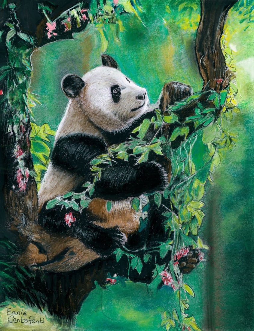 Ernie Centofanti (CA,b 1956) pastel painting (1 of 12)