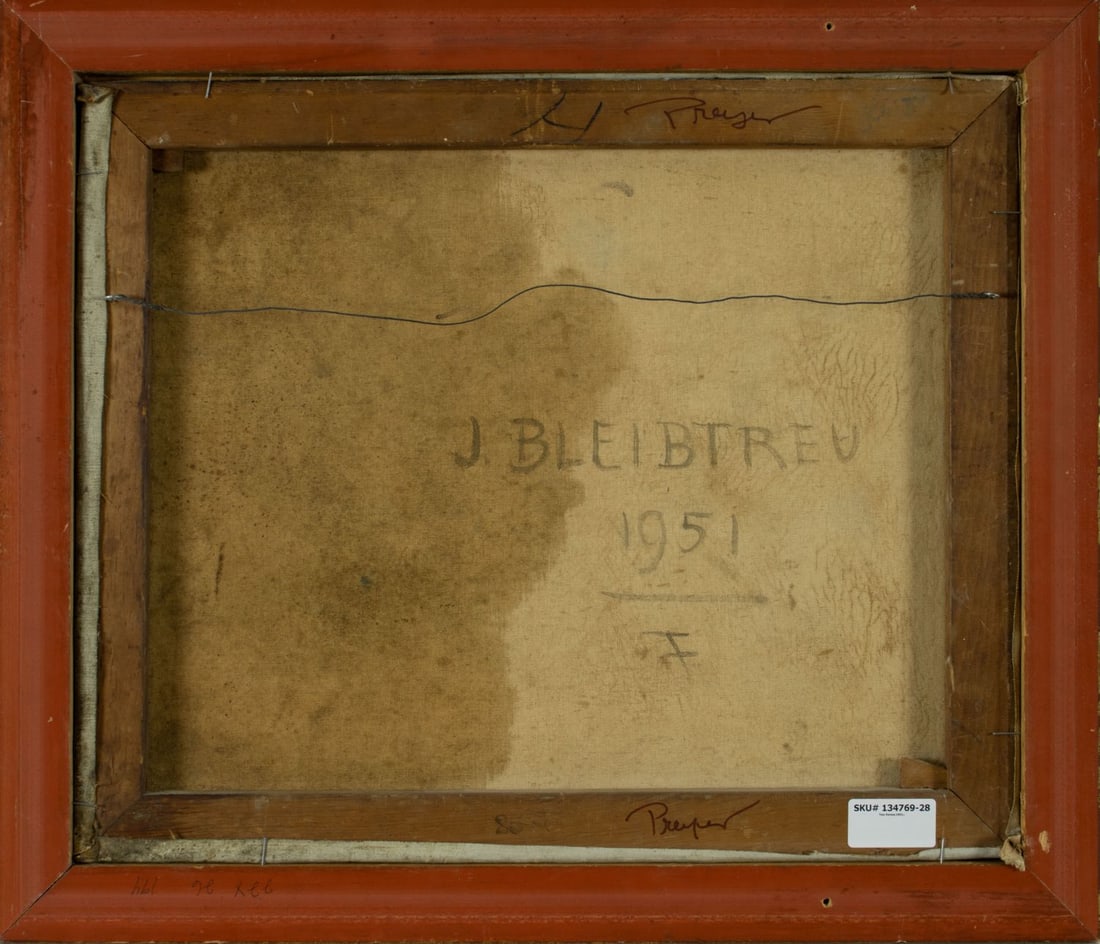 Jacob Bleibtreu (US,mid 20C) oil painting - 9