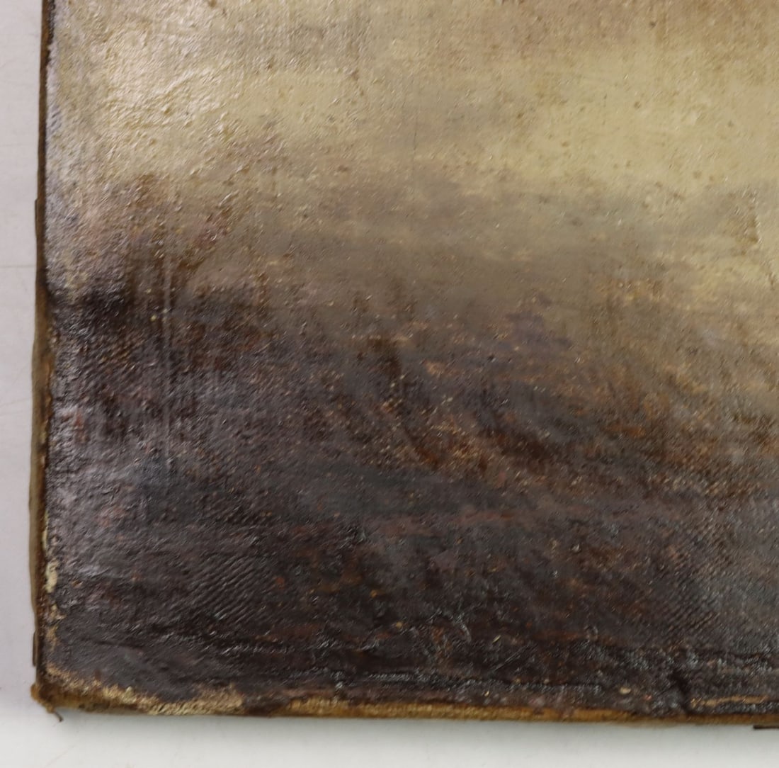 Antique 19C Bristish oil painting - 10