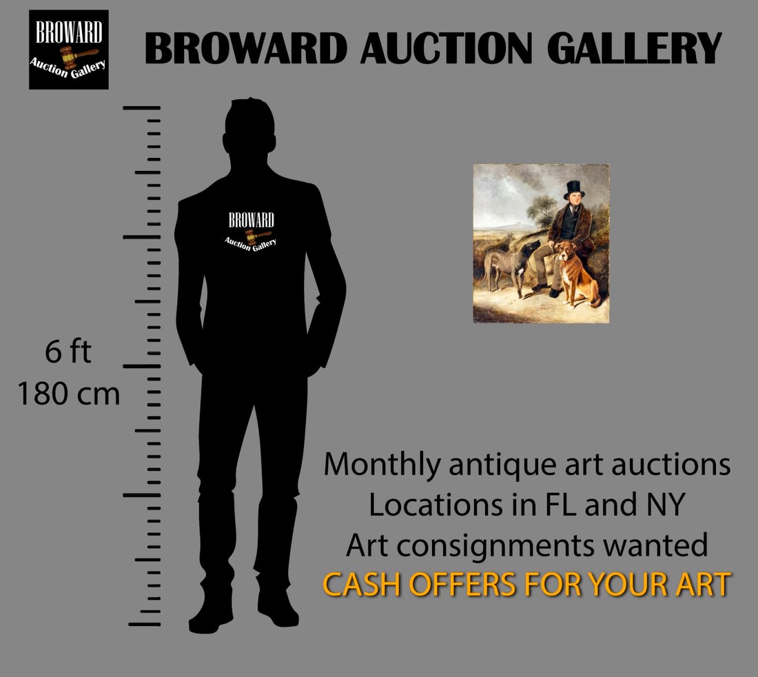 Antique 19C Bristish oil painting - 2