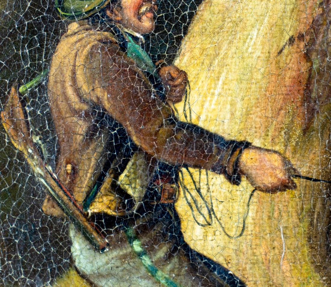 ATTR Jean Louis Van Kuyck (Belgium,1821-1871) oil painting antique - 7