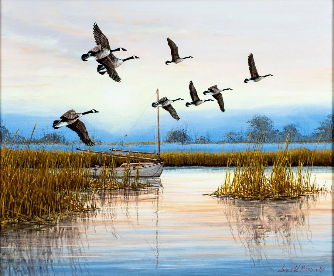 James Maddocks (MA,1900-?) oil painting (1 of 12)