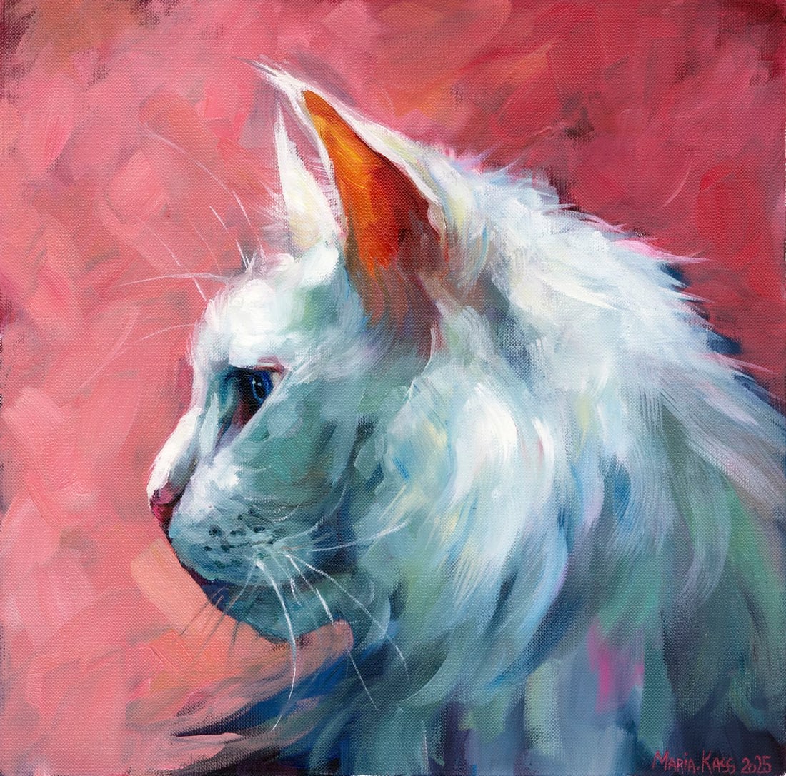 Maria Kasatkina (Ukraine,20/21C) oil painting (1 of 12)