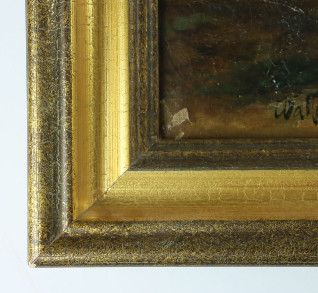 Walter Biddlecombe (UK,1856-1938) oil painting antique - 12