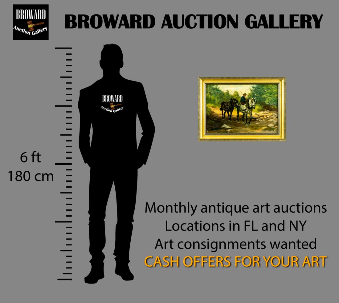 Walter Biddlecombe (UK,1856-1938) oil painting antique - 2