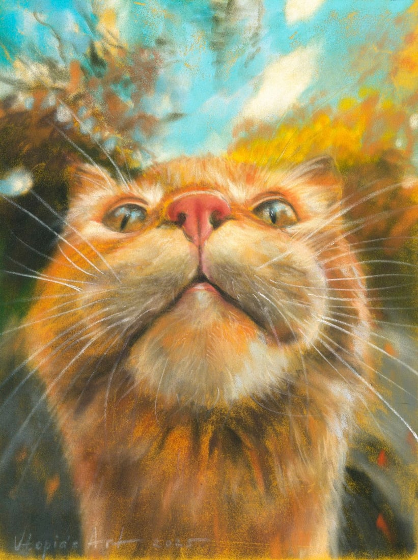 Olesya Grebenyuk (Ukraine,20/21C) pastel painting (1 of 12)