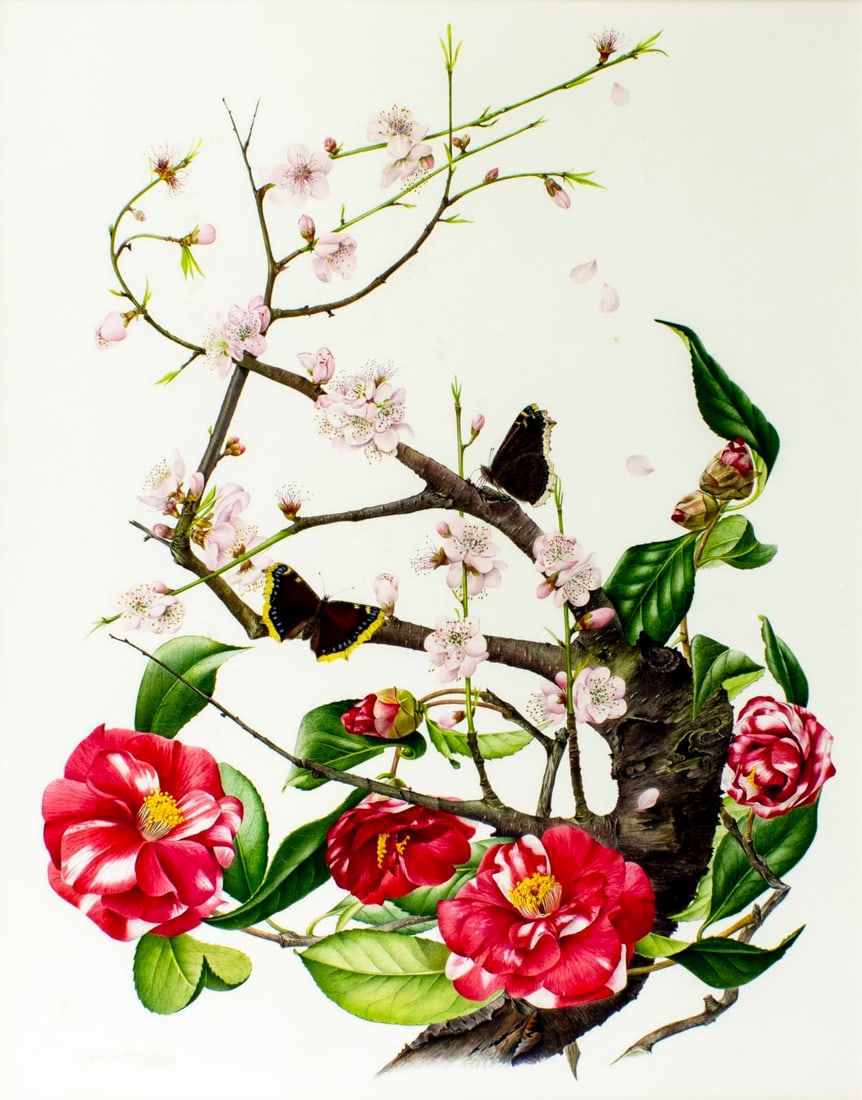 Jeanne Holgate (UK,1920-2010) watercolor painting (1 of 13)