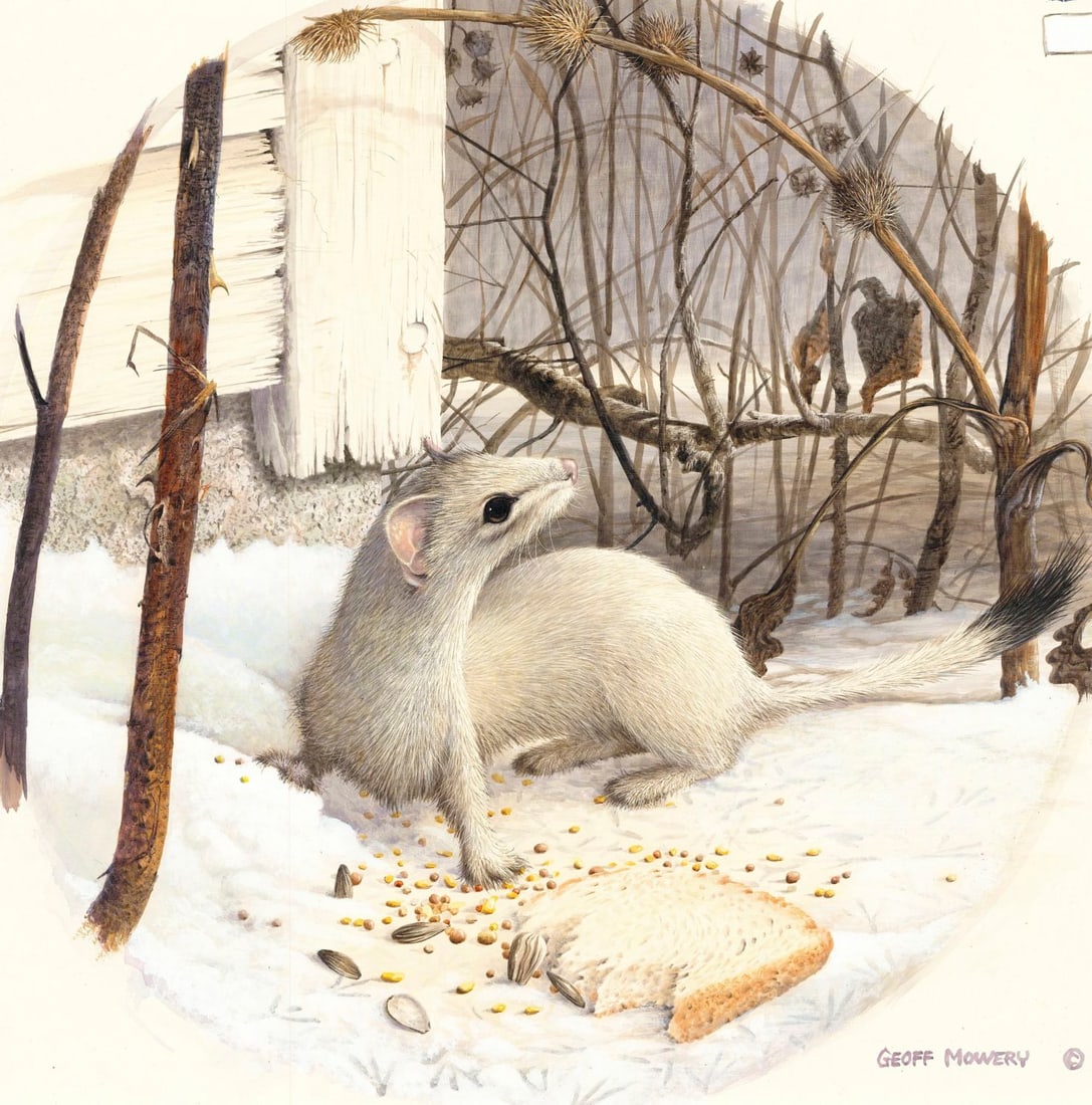 Geoff Mowery (Ohio,1945-?) gouache painting (1 of 13)