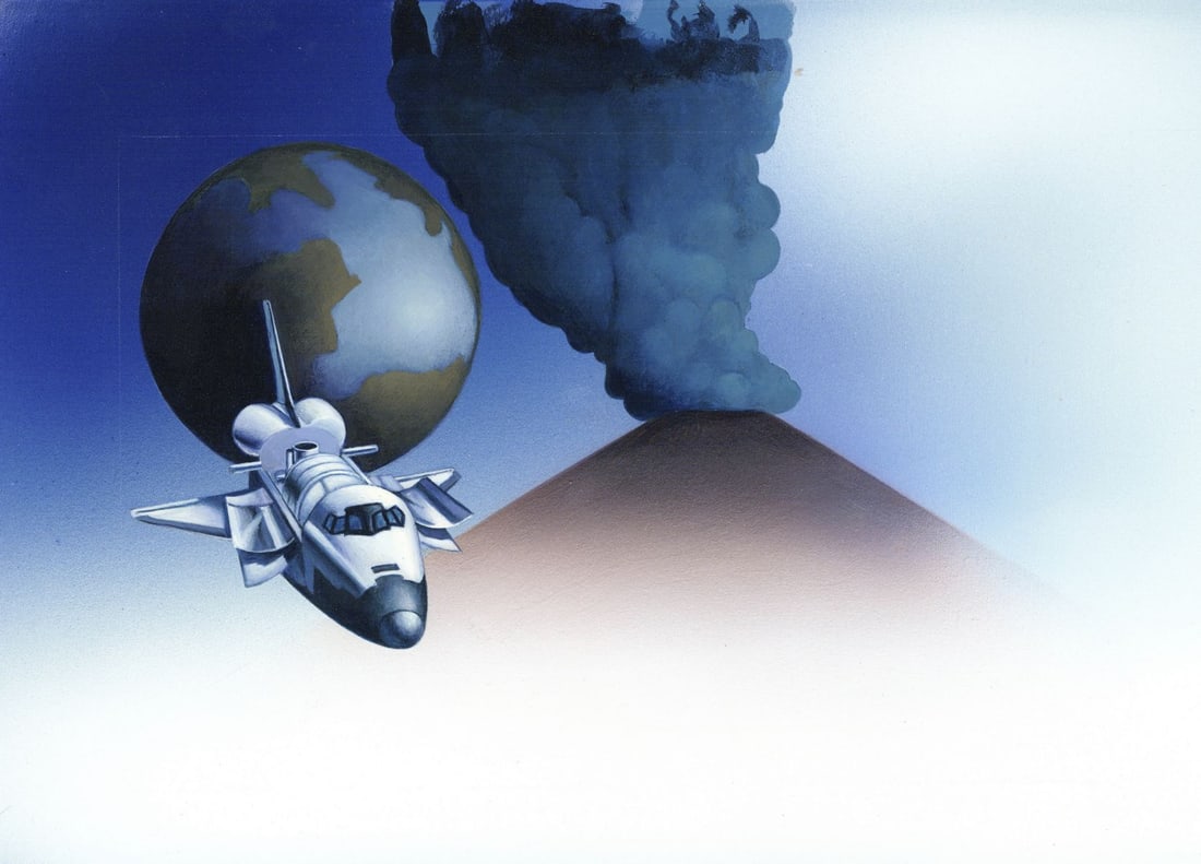 Bruce Weinstock (PA,20C) gouache painting (1 of 12)