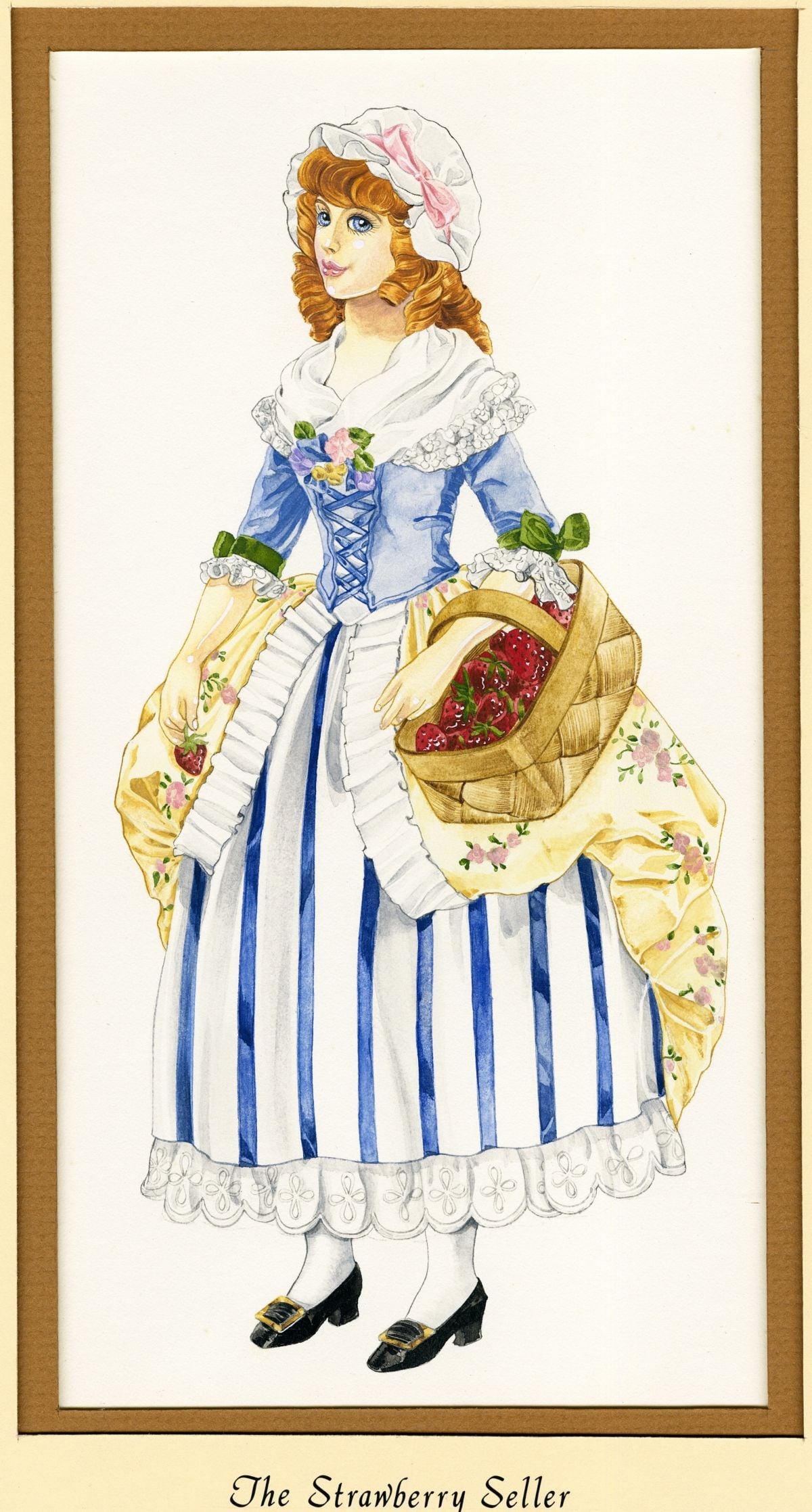 Joan Smith Pilallis (PA,1947-2022) gouache painting (1 of 13)