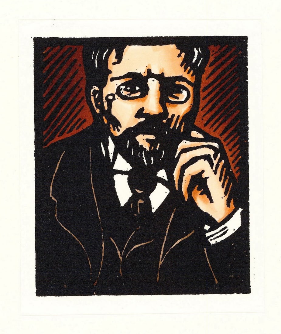 Anne Bascove (NY,b 1946) watercolor painting (1 of 10)