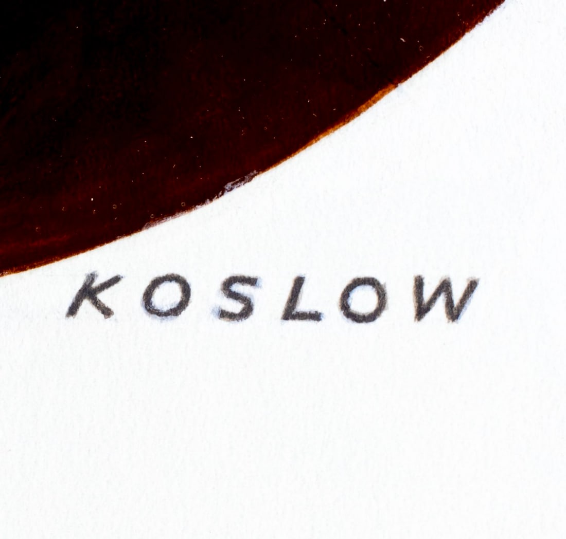 Howard Koslow (NJ,NY,1924-2016) oil painting - 3