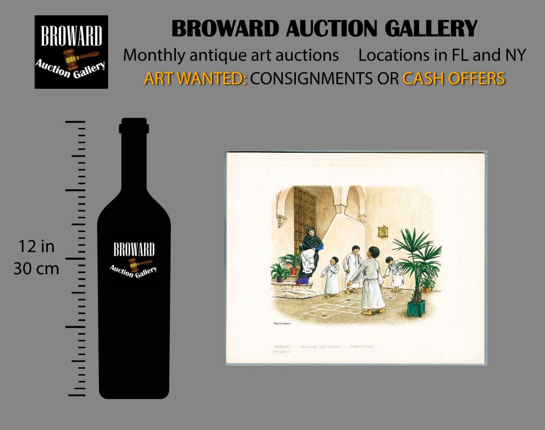 Marjorie Saynor (UK,1924-2012) watercolor painting - 2