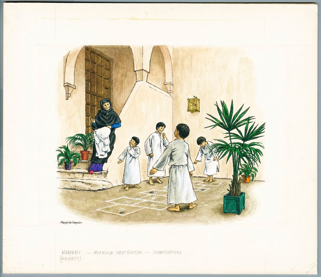 Marjorie Saynor (UK,1924-2012) watercolor painting - 3