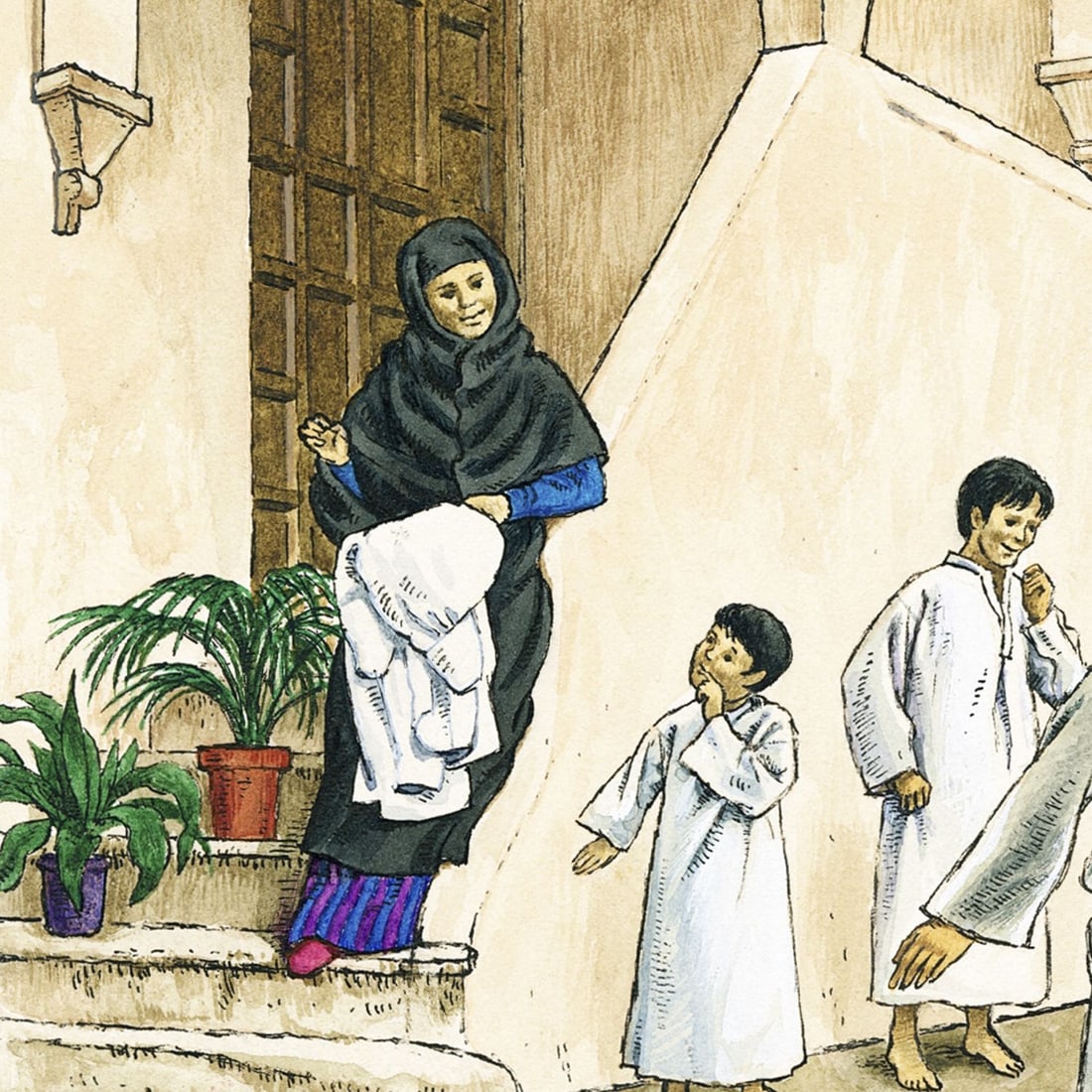 Marjorie Saynor (UK,1924-2012) watercolor painting - 6