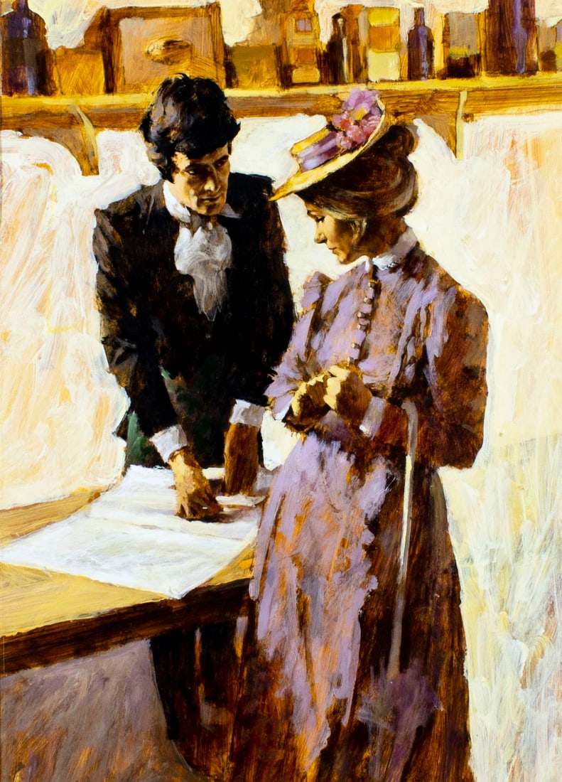 Len Thurston (UK,1932-2011) oil painting (1 of 13)