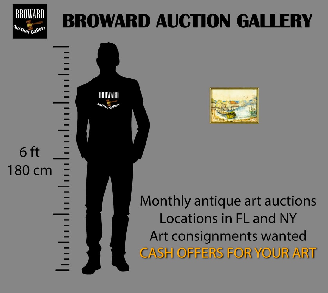 H L Warwick (US,mid 20C) watercolor painting - 2