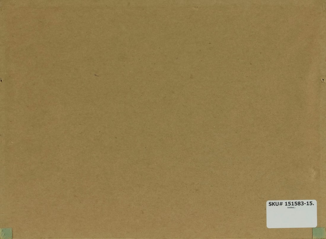 H L Warwick (US,mid 20C) watercolor painting - 9