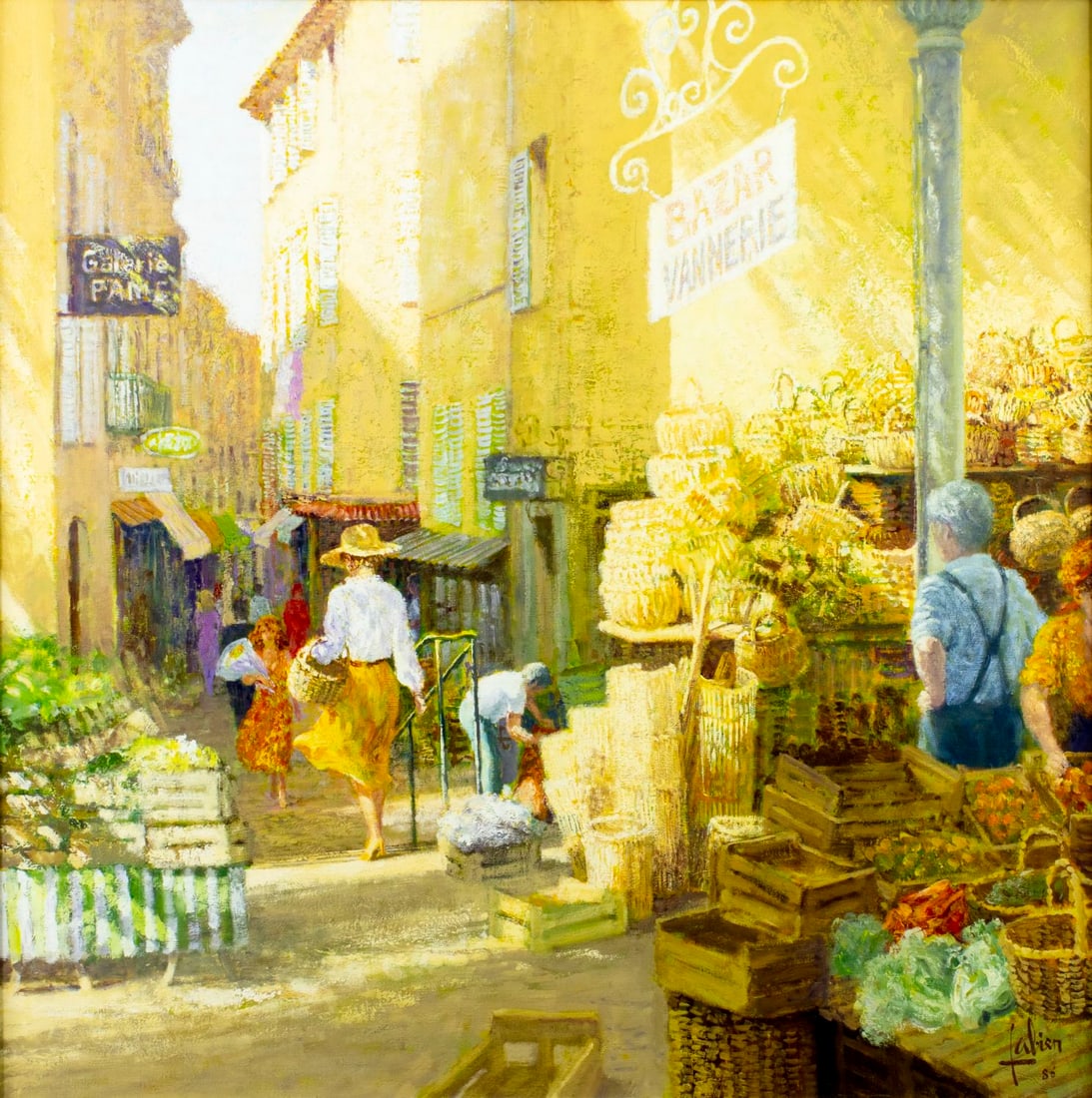 Louis Fabien (US,French,1924-?) oil painting (1 of 15)