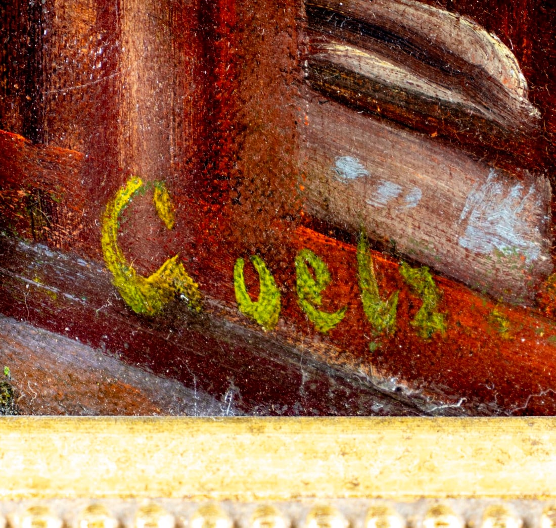 Antique early 20C French oil painting signed - 4