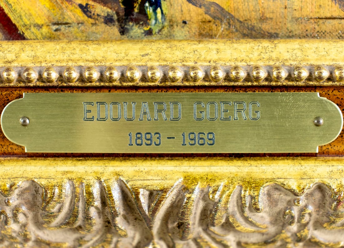 Antique early 20C French oil painting signed - 9