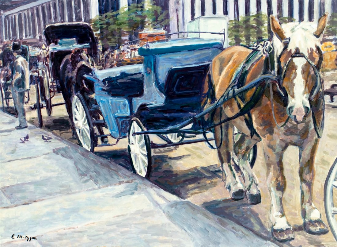 Evelyn Metzger (NY,Brazil,1911-2007) oil painting (1 of 13)