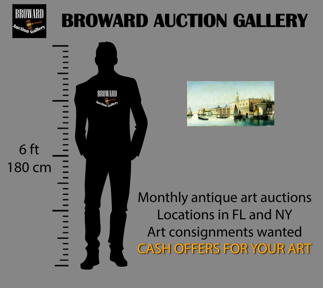 August von Siegen (German,1850-1920s) oil painting antique - 2