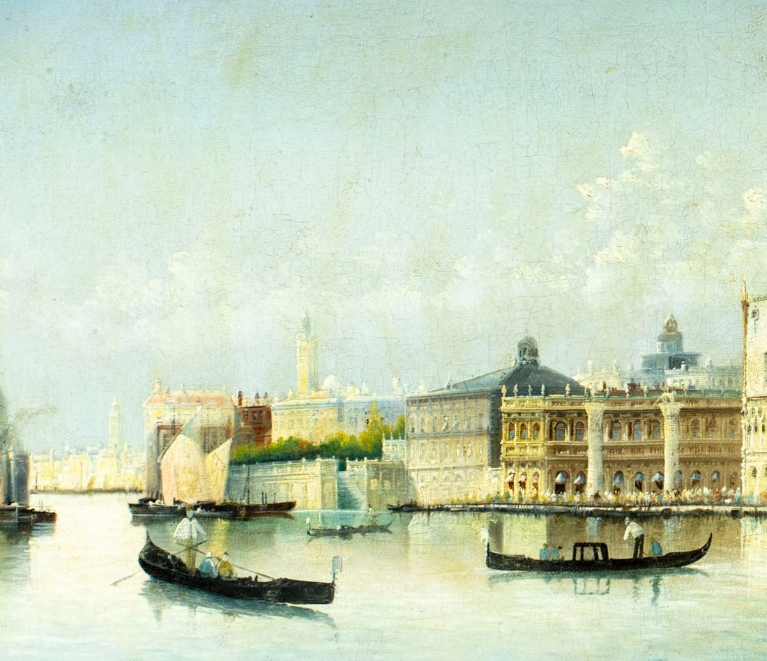 August von Siegen (German,1850-1920s) oil painting antique - 6