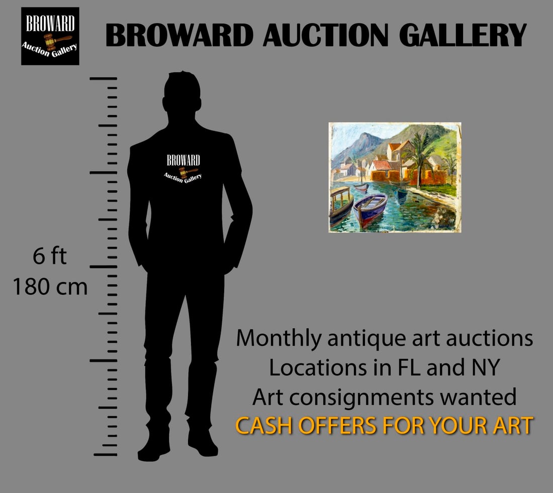 Hildegarde Hamilton (FL,VA,1898-1970) oil painting - 2